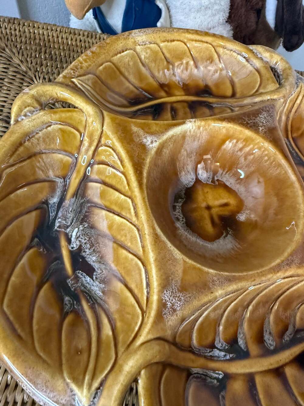 Vintage Mid Century Divided Serving Platter